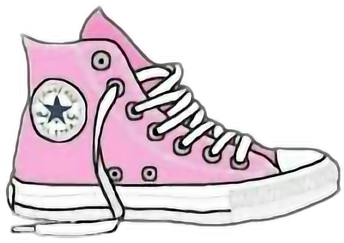 Sneakers Clipart Picsart - Converse Sticker (680x480), Png Download
