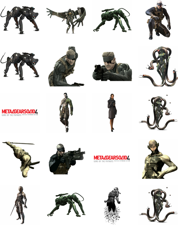 Search - Metal Gear Solid 4 (592x740), Png Download