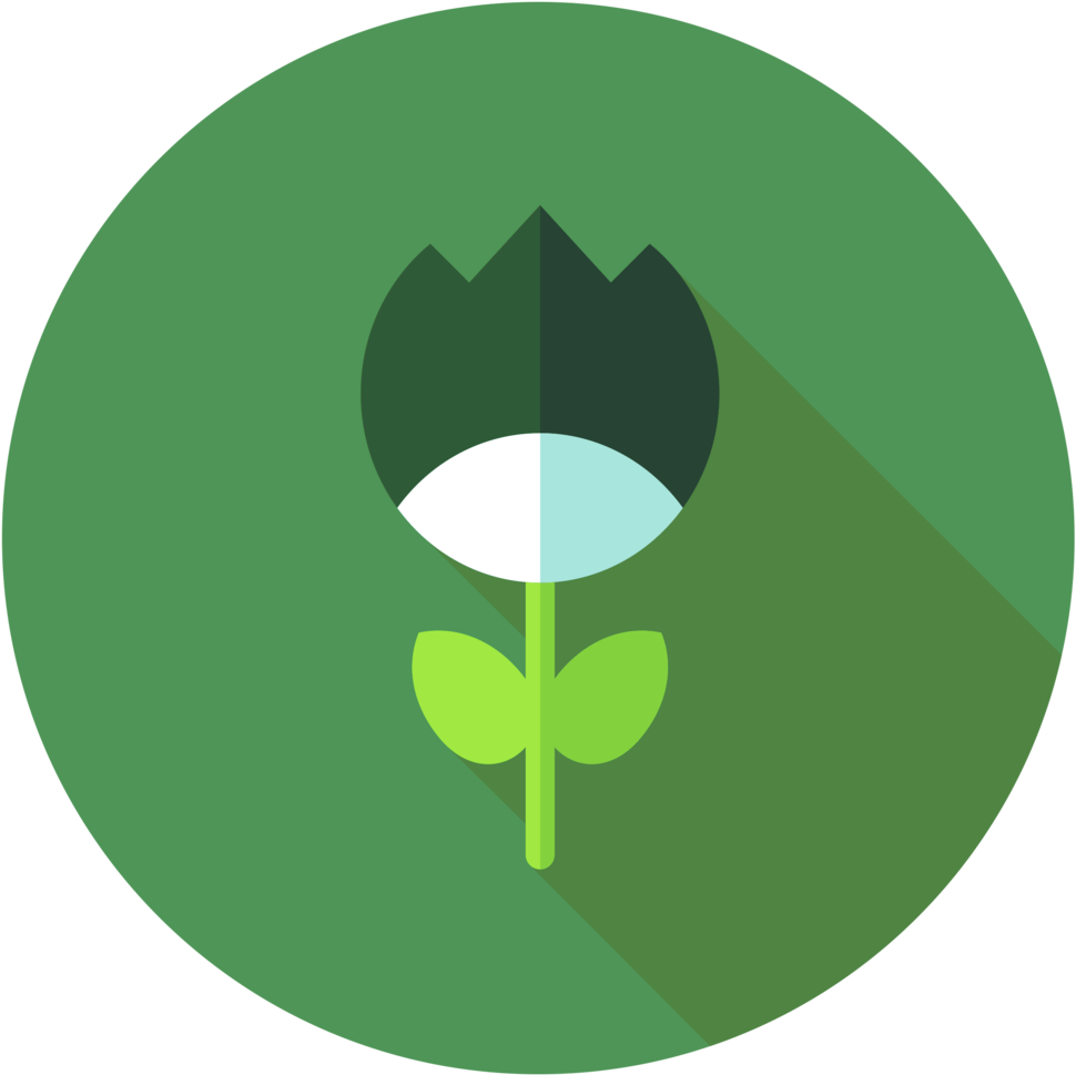 Flowerbed Design - Emblem (1000x1000), Png Download