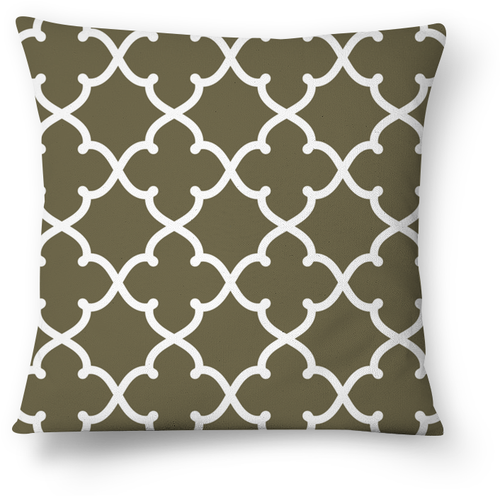 Almofada Moldura Martini Olive De Tâmara Horstina - Pillow (800x800), Png Download