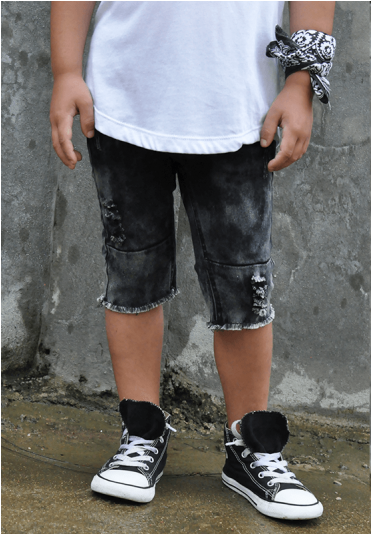 Gender Neutral Fashion, Black Skinny Denim Shorts For - Tennis Shoe (800x533), Png Download