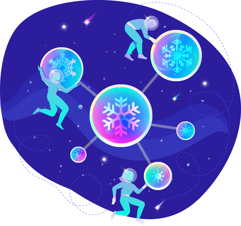 2snowfall - Circle (788x741), Png Download