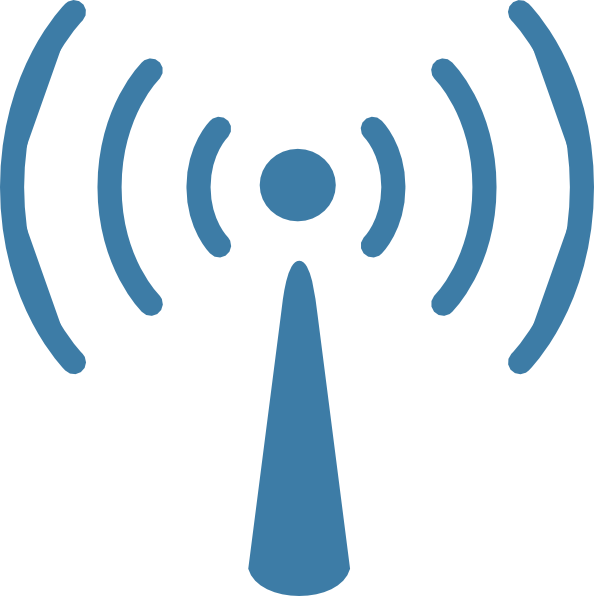 Small - Radio Waves (594x596), Png Download