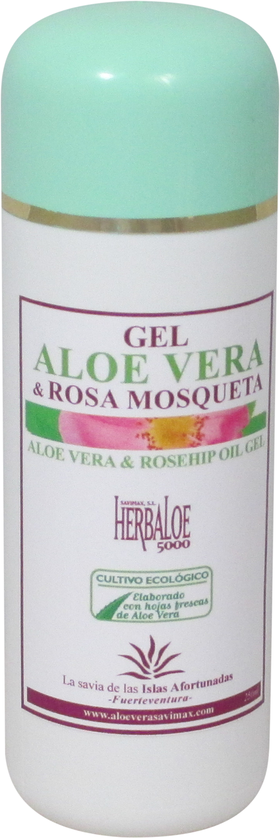 Herbaloe Gel Aloe Vera Y Rosa Mosqueta, 250 Ml - Lotion (1800x1800), Png Download