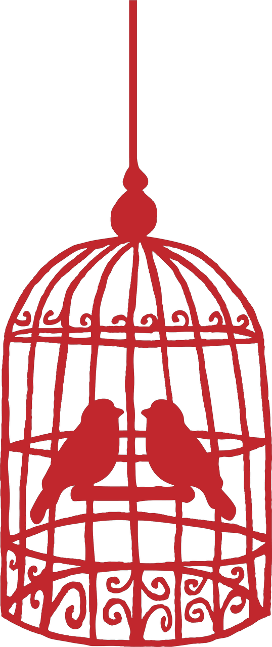 Love Bird Cage - Songbird (538x1280), Png Download