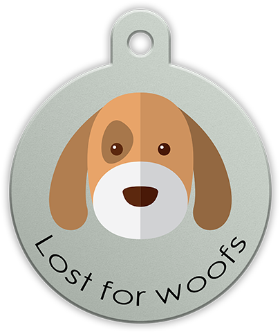 Lost For Woofs Petfetch Pet Tag - Locket (528x631), Png Download
