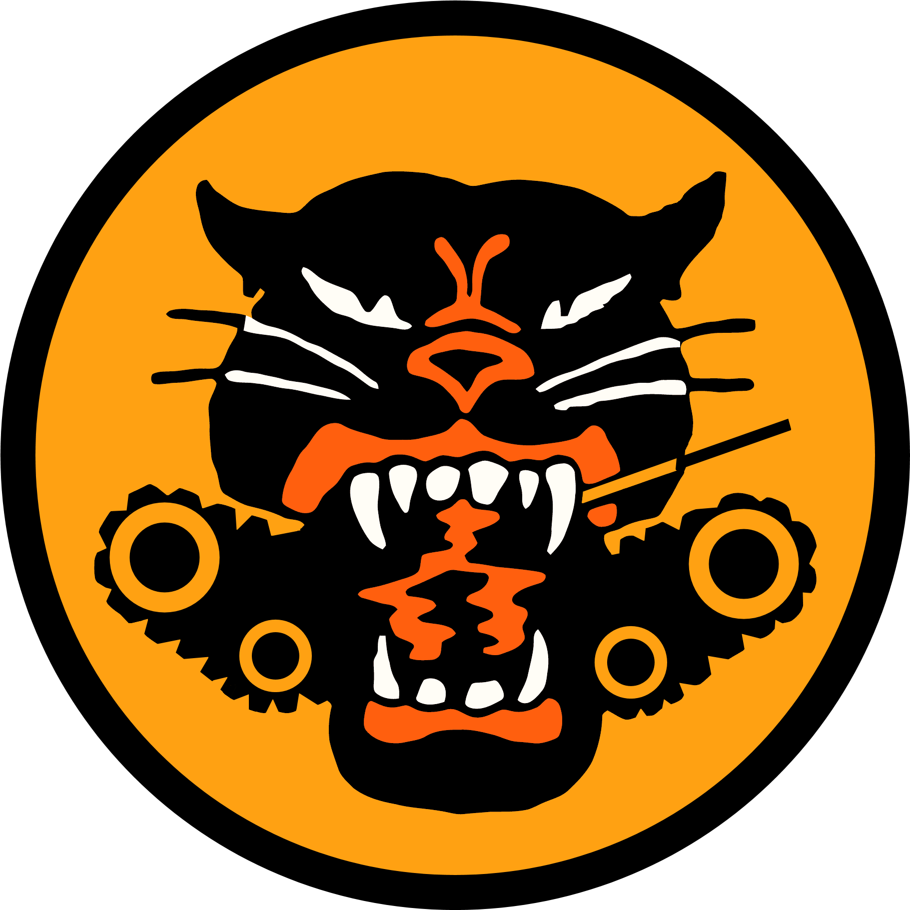 Military Tank Clipart Army Insignia - Tank Destroyer Battalion Patch (1821x1821), Png Download