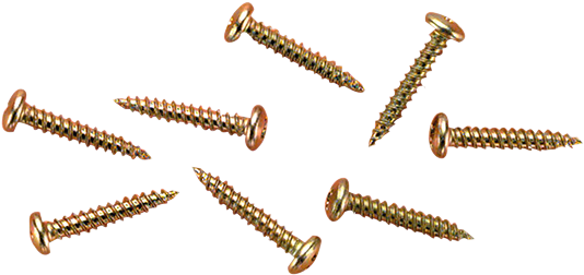 357p20 Self Drilling Screw, Pan Head, 6gx20mm, 100 - Brass (800x600), Png Download