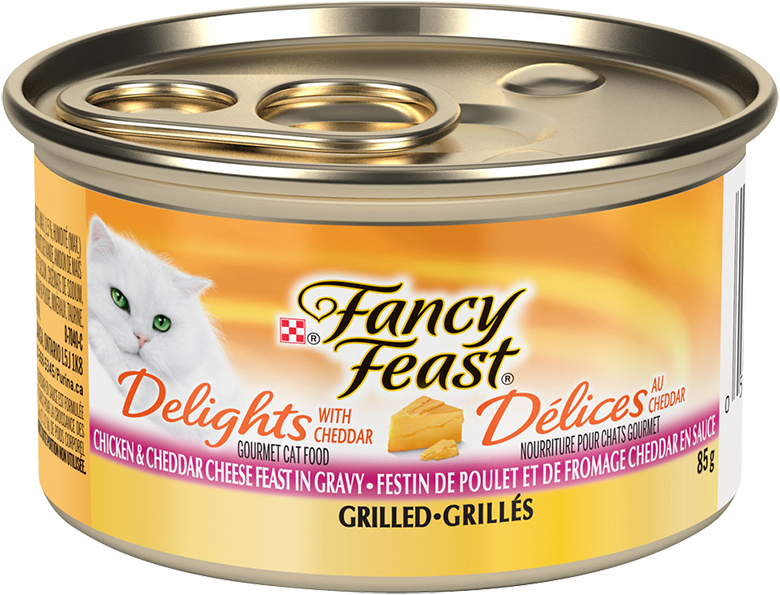 Fancy Feast® Delights With Cheddar Grilled Chicken - Fancy Feast (780x595), Png Download