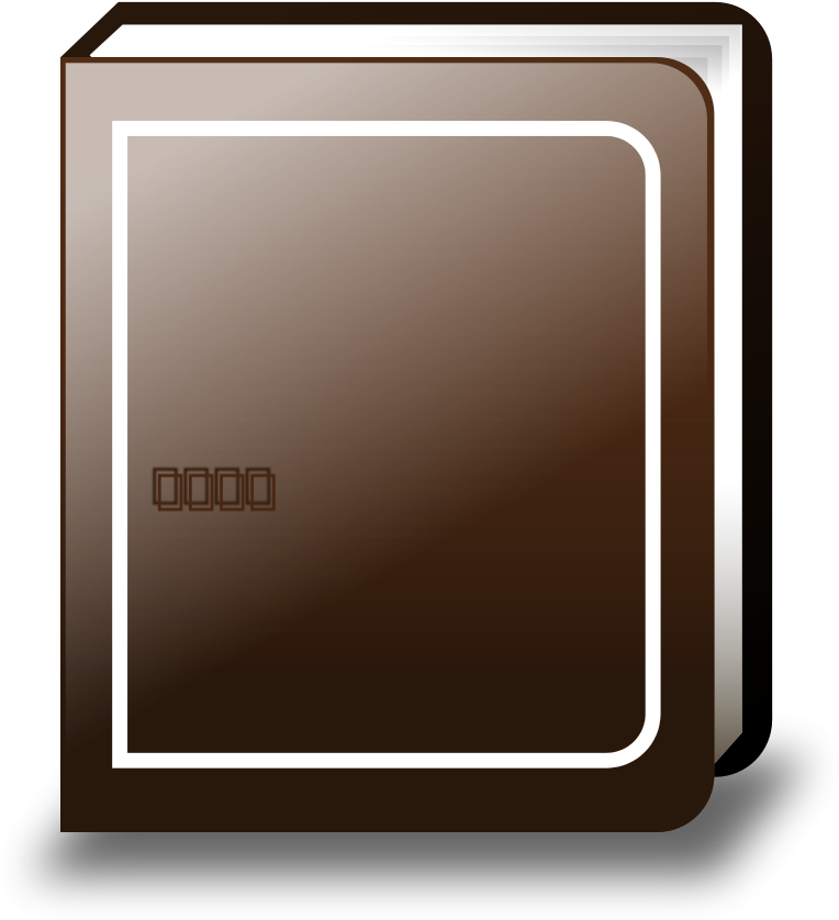 How To Set Use Brown Book Svg Vector (900x900), Png Download