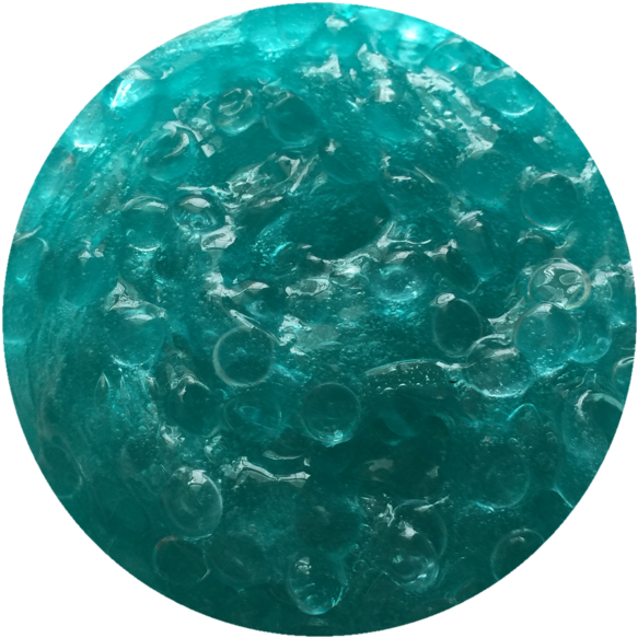 Blue Coconut Fishbowl- A Ocean Blue And Coconut Scented - Circle (768x1024), Png Download