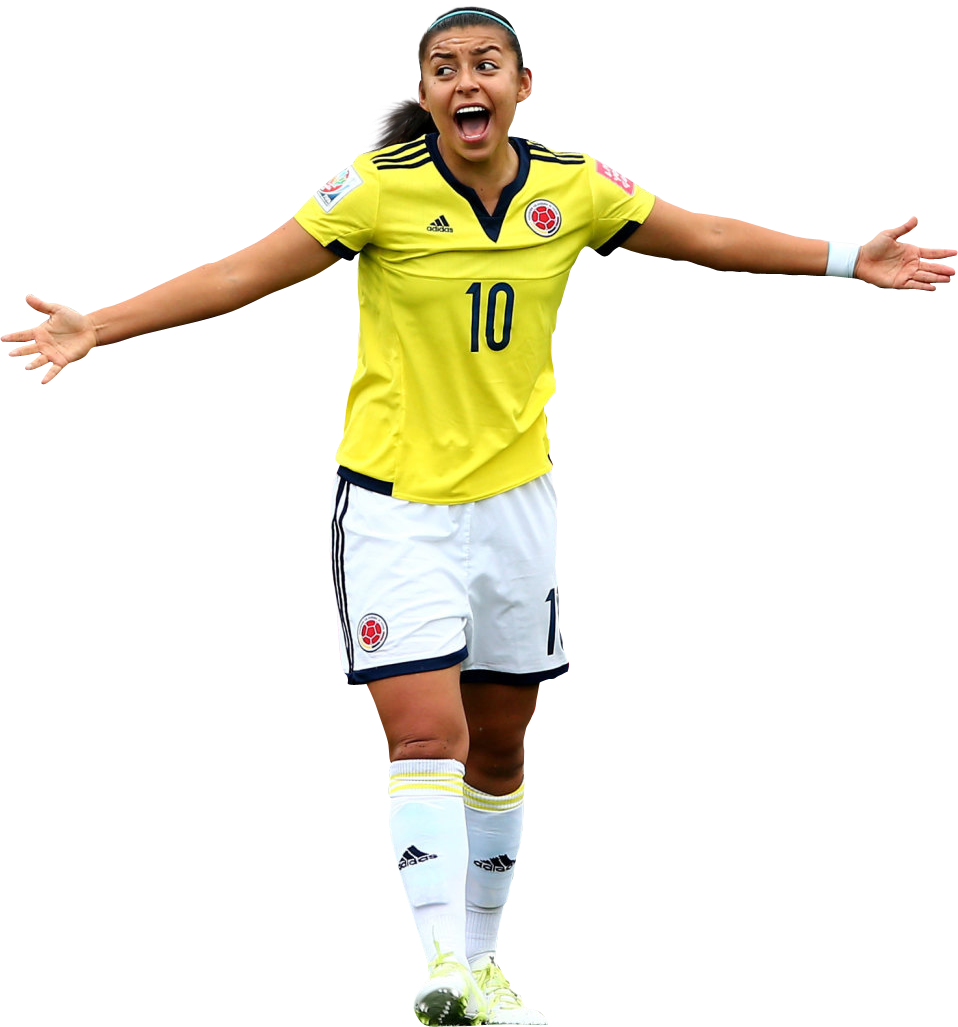 Yoreli Rincon Colombiana Profutbolista - Mujeres Jugando Futbol Png (958x1027), Png Download