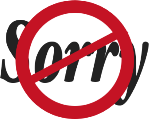 Not Sorry (717x530), Png Download