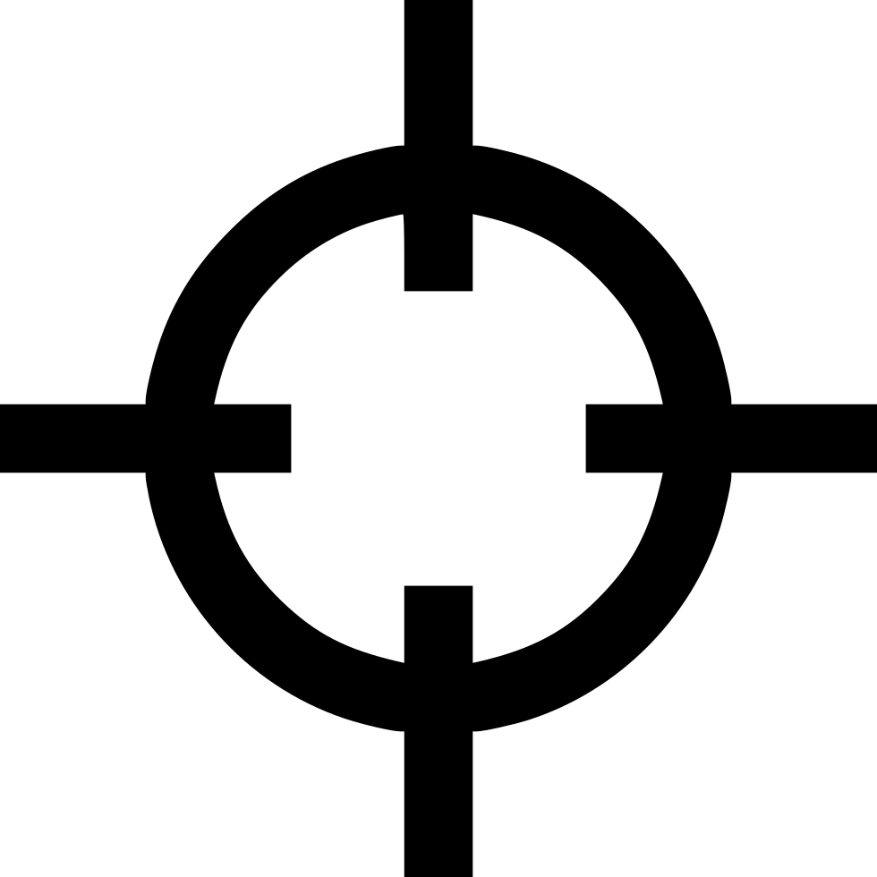 Target Objetive Crosshair Headhunter Comments - Camera Focus Icon Png (980x980), Png Download