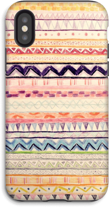Hand Drawn Aztec - Mobile Phone Case (499x800), Png Download