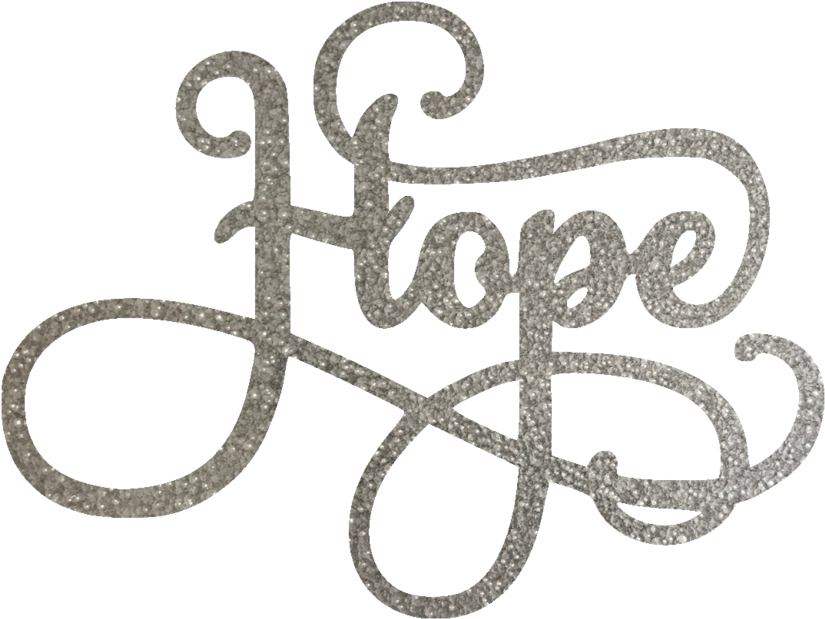 Hope Metal Wall Art - Metal (1024x1024), Png Download