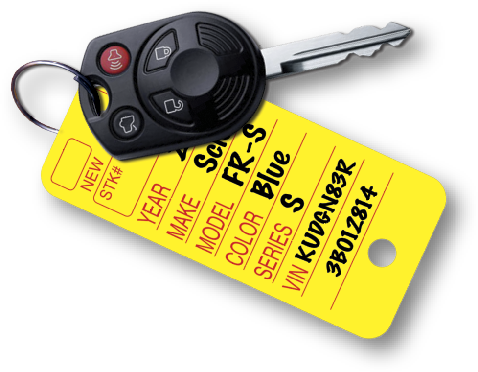 V-t™ Poly Tag™ Key Tags - Ford My Key (1284x1342), Png Download