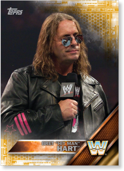 2016 Topps Wwe Bret - Bret Hart (700x700), Png Download