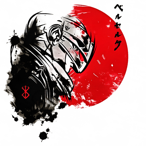 Bleed Area May Not Be Visible - Guts Berserk (600x600), Png Download