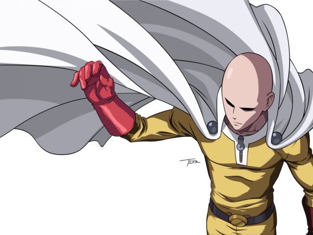One Punch Man Clipart Saitama - One Punch Man (640x480), Png Download