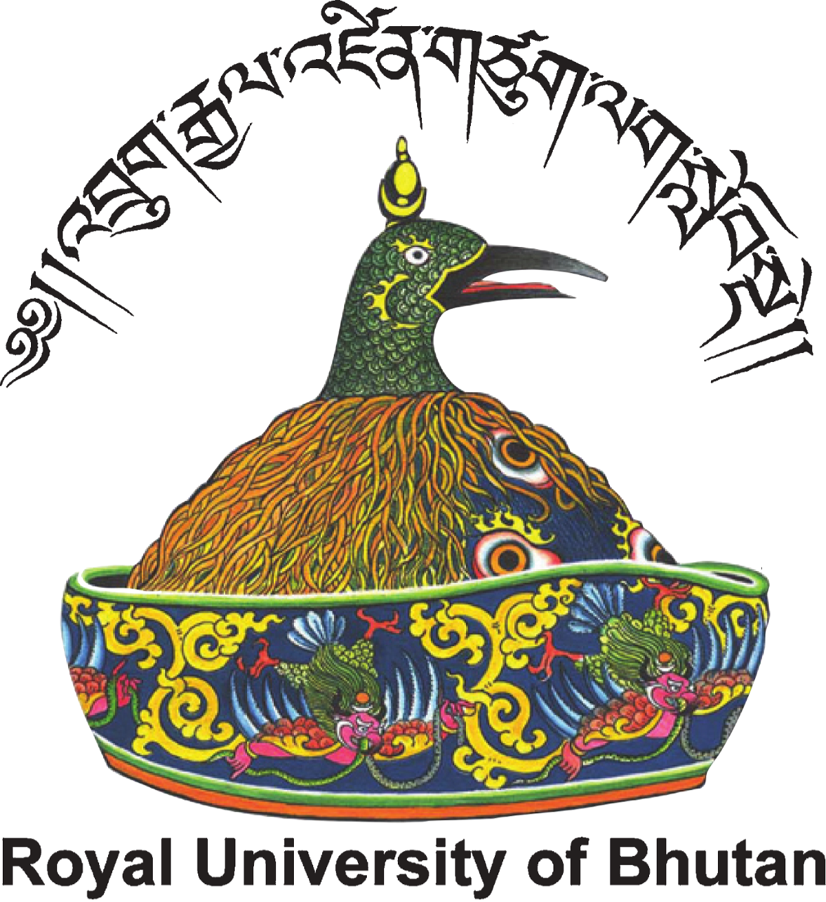 Royal University Of Bhutan Logo (1200x1311), Png Download