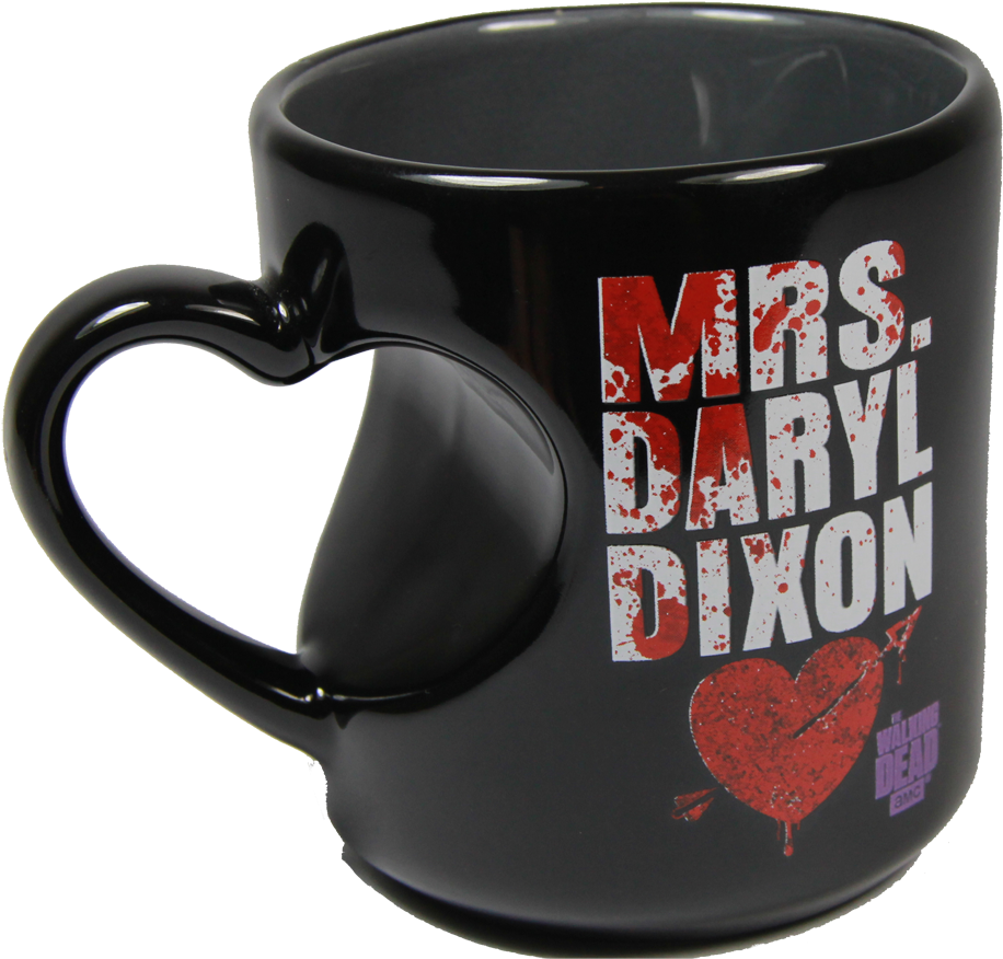 The Walking Dead Mrs - Coffee Cup (1900x1267), Png Download
