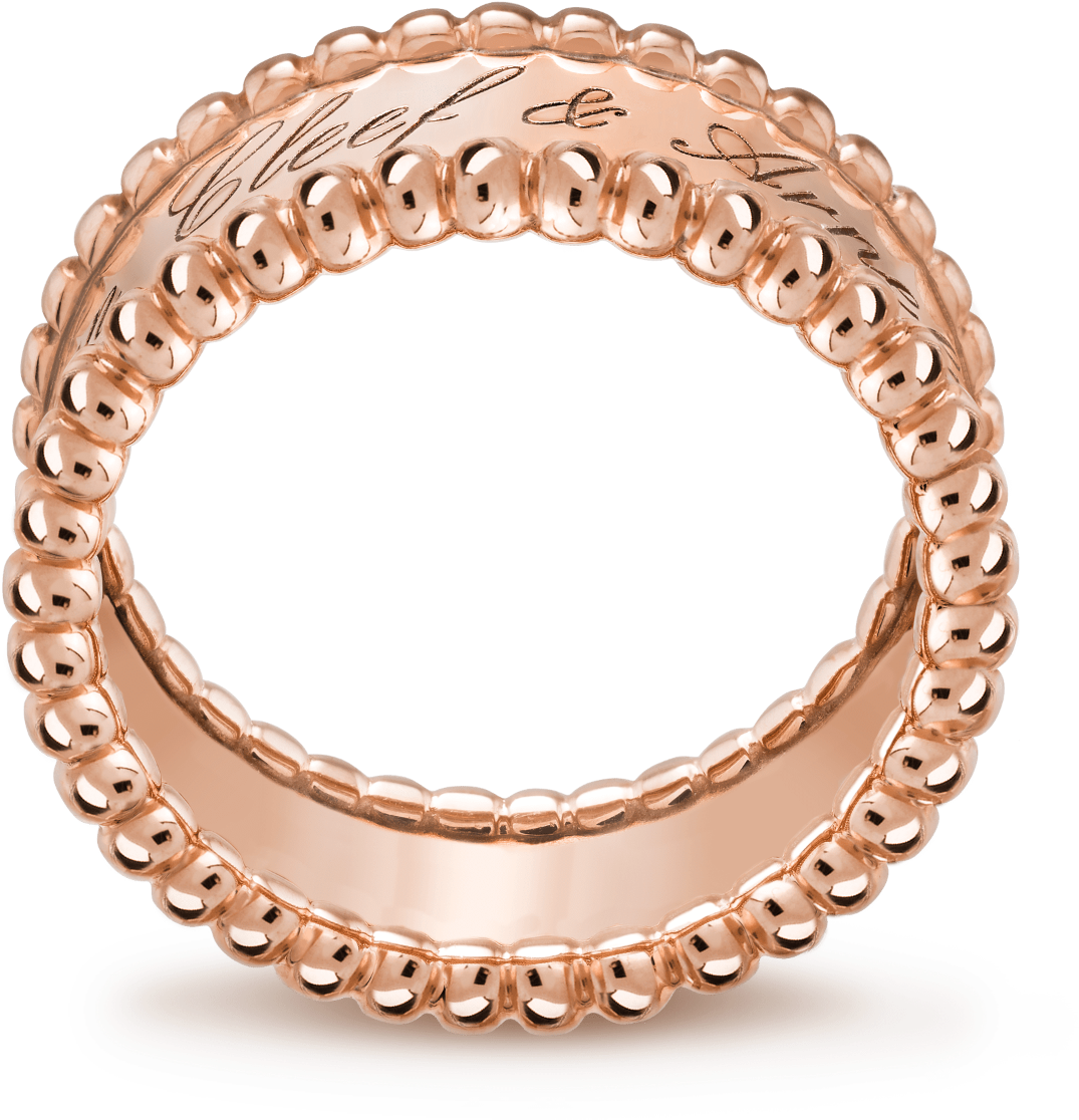 Perlée Signature Ring, - Van Cleef & Arpels Perlée Signature Ring Woman (2000x2000), Png Download