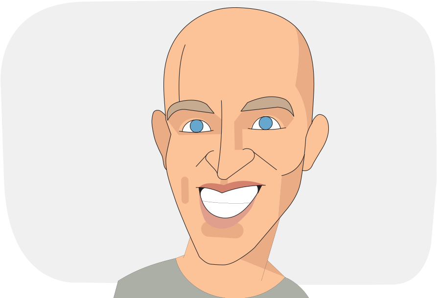 Roee Ruttenberg - Cartoon (960x630), Png Download