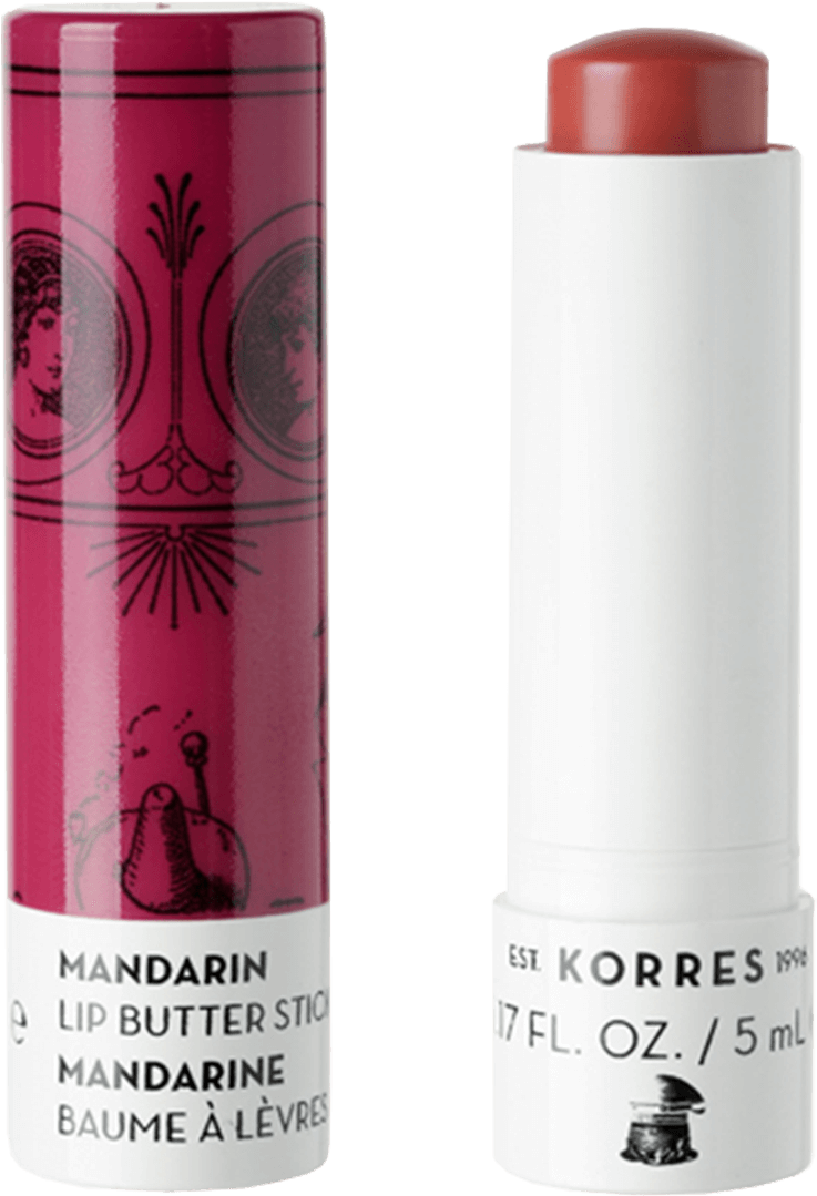 Korres Lip Butter Stick Mandarin (1200x1200), Png Download