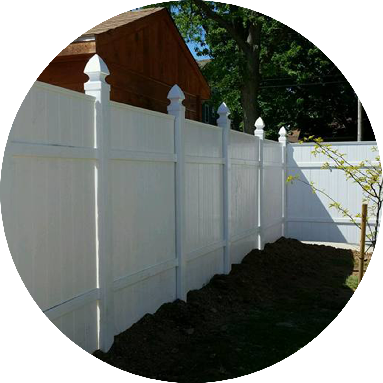 White Vinyl Fence - Fence (1680x1680), Png Download