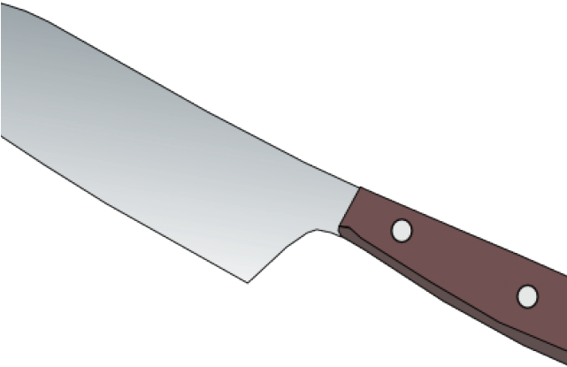 Knife Clipart Clear Background - Knife Clip Art (640x480), Png Download