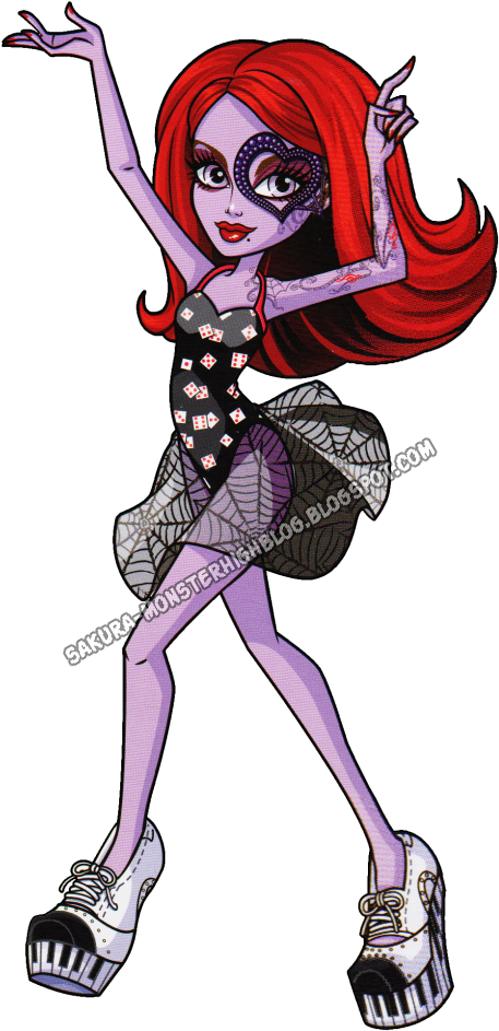 Monster High Operetta Dance Class (490x1000), Png Download