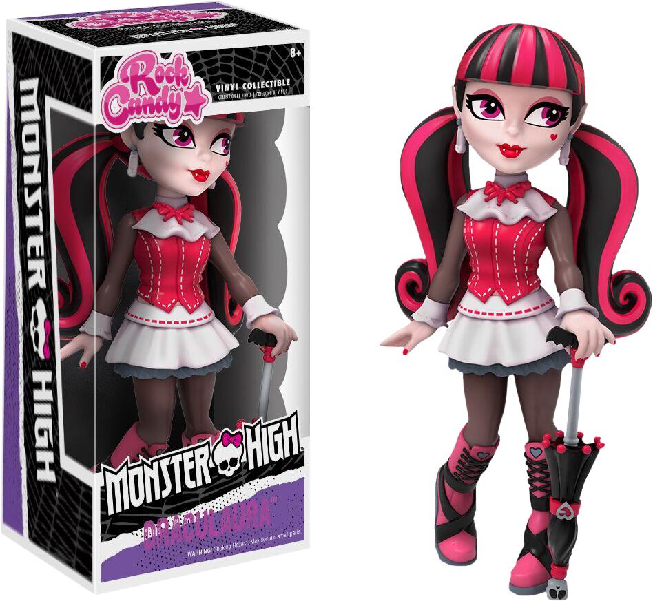 Draculaura Rock Candy 5” Vinyl Figure - Funko Rock Candy Monster High (948x873), Png Download