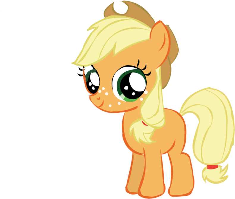 My Little Pony Young Applejack (900x747), Png Download