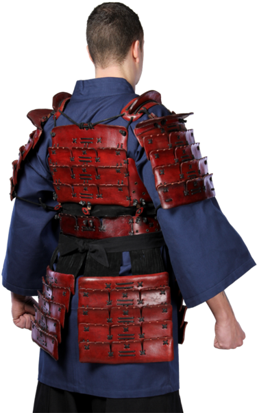Leather Samurai Armor - Back Of Samurai Armor (600x600), Png Download