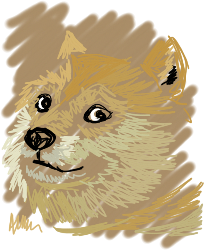 Doge - - Illustration (720x964), Png Download