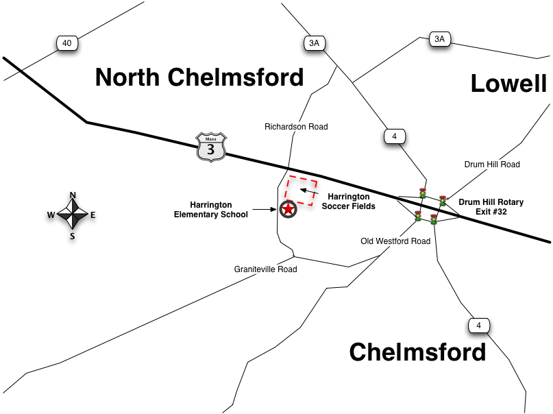 120 Richardson Rd Chelmsford Ma - Diagram (807x604), Png Download
