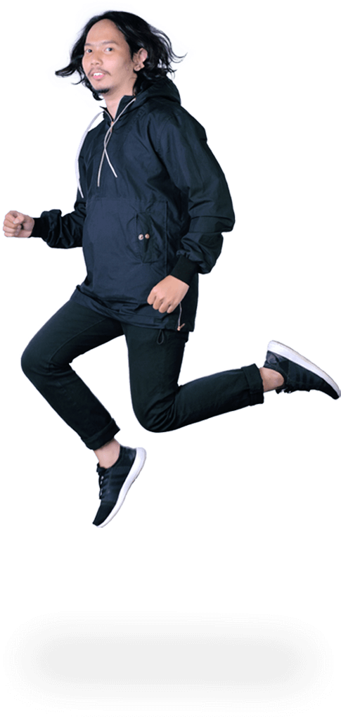 Old Ical Black - Jumping (564x1065), Png Download