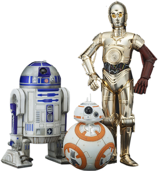Jpg Freeuse Stock Star Wars Episode Vii R D C - R2d2 C3po Bb8 (600x600), Png Download