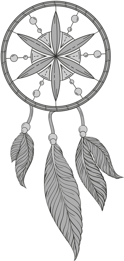 Dream Jewelry,spiritual, - White Dream Catcher Background (500x1050), Png Download