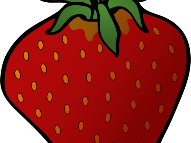 Tart Clipart Strawberry Shortcake Cake - Cartoon Strawberry (640x480), Png Download