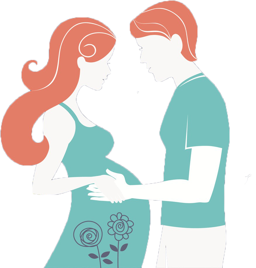 Png Black And White Library Drawing Of Woman Silhouette - Siluetas De Mujer Embarazada Png (1024x1024), Png Download