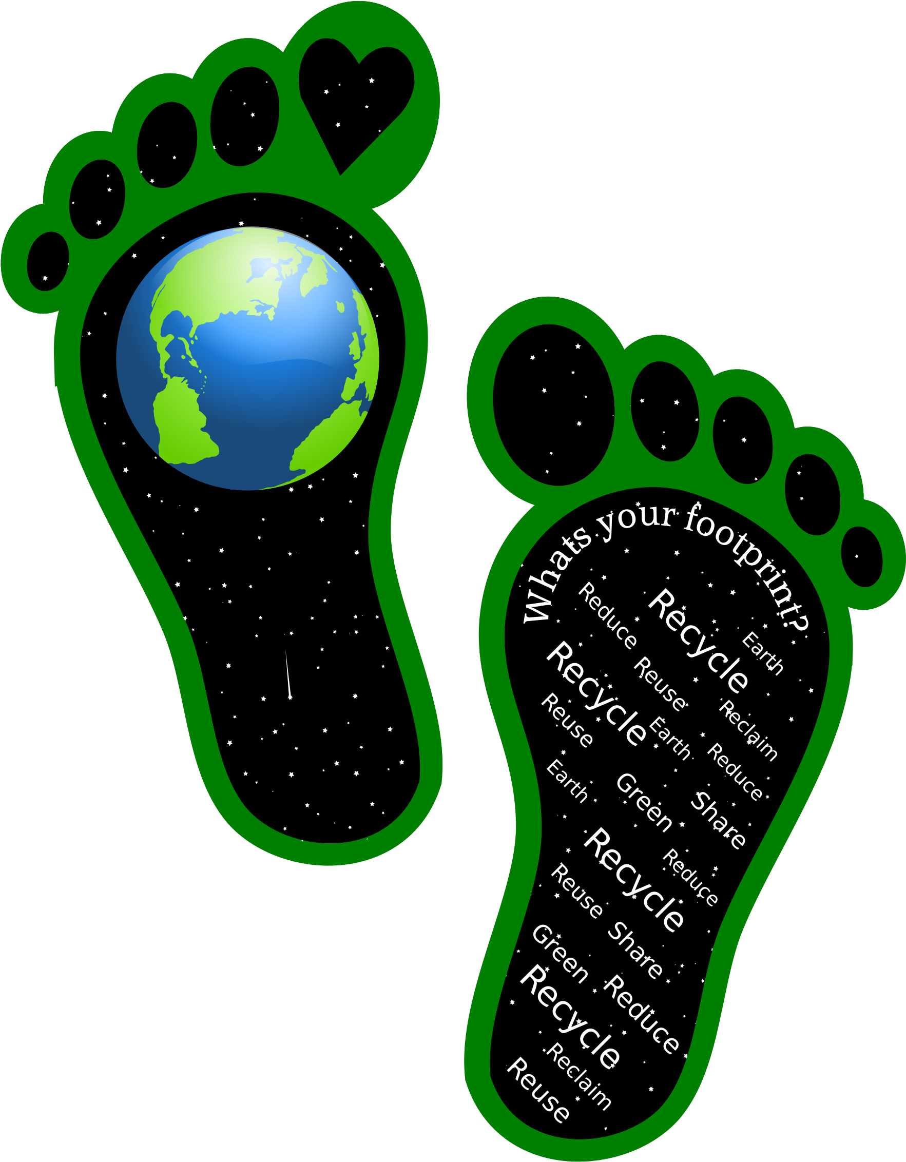 This Free Icons Png Design Of Earth Footprints (1837x2400), Png Download