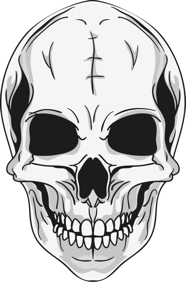Free Png Skulls Png Images Transparent - Calavera Png (480x730), Png Download
