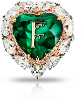 Ring Clipart Bling Bling - Alphabet (540x380), Png Download