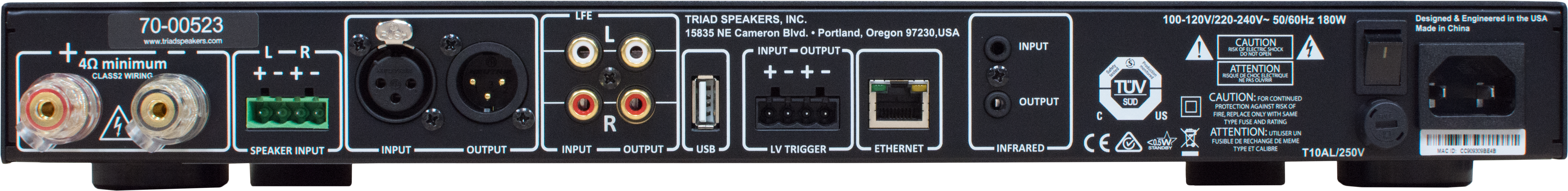 Contact Us -  -  - Triad Rack Amp 700 Dsp (6000x2635), Png Download