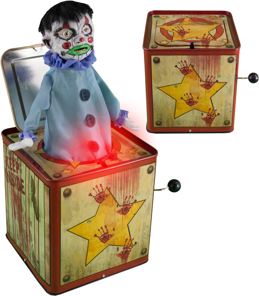 Creepy Clown Box - Clown (1000x1000), Png Download