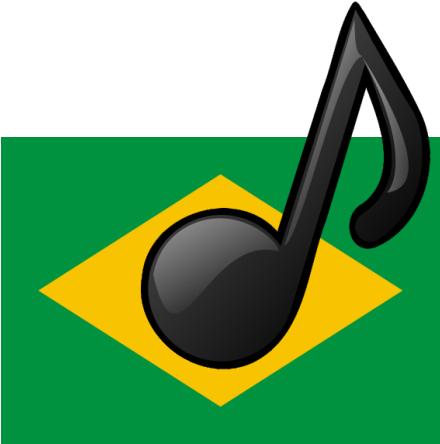 Brazil Flag - Brazilian Music Icon (479x458), Png Download