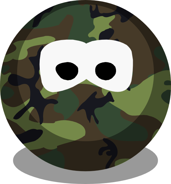Fanart Color Camo - Club Penguin Dark Green (560x602), Png Download