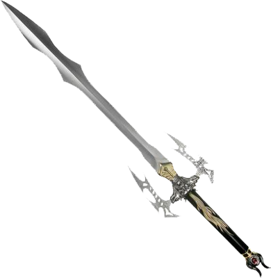 Sword Psd - Cool Looking Swords (390x400), Png Download